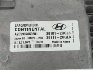 2015-2017 Hyundai Sonata PCM Engine Control Computer ECU ECM PCU OEM P/N:39111-2GGL6 39101-2GGL6 Fits Fits 2015 2016 2017 OEM Used Auto Parts