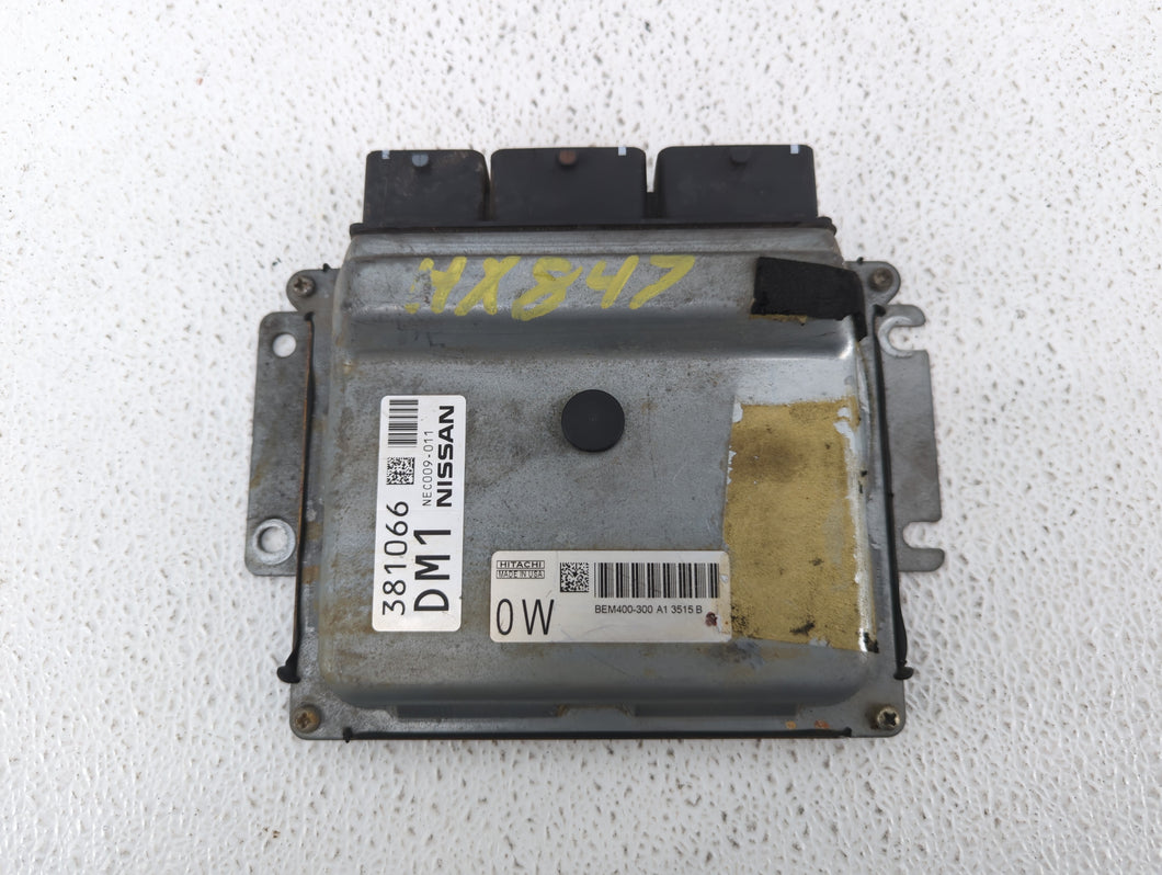 2013-2014 Nissan Altima PCM Engine Control Computer ECU ECM PCU OEM P/N:BEM400-300 A1 MEC300-001 A1 Fits Fits 2013 2014 OEM Used Auto Parts