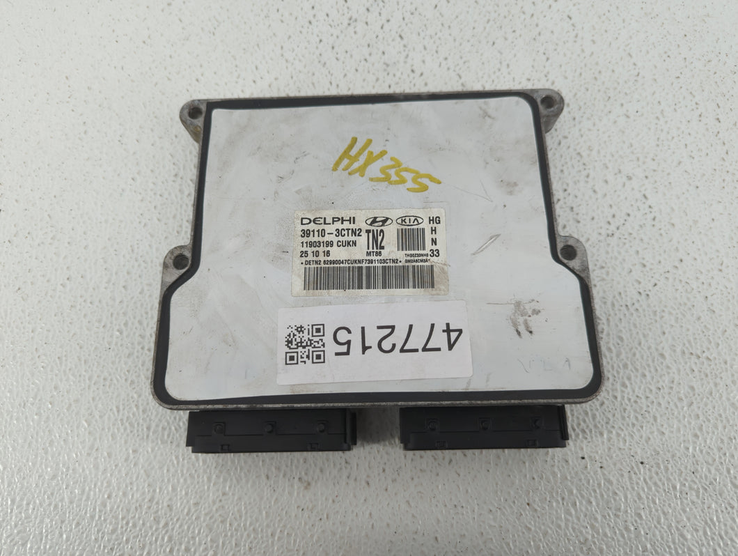 2015-2017 Hyundai Azera PCM Engine Control Computer ECU ECM PCU OEM P/N:39110-3CTN2 39110-3CTN1 Fits Fits 2015 2016 2017 OEM Used Auto Parts