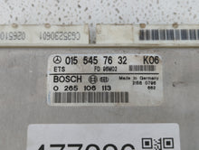 1996 Mercedes-Benz E200 PCM Engine Control Computer ECU ECM PCU OEM P/N:015 545 76 32 Fits OEM Used Auto Parts