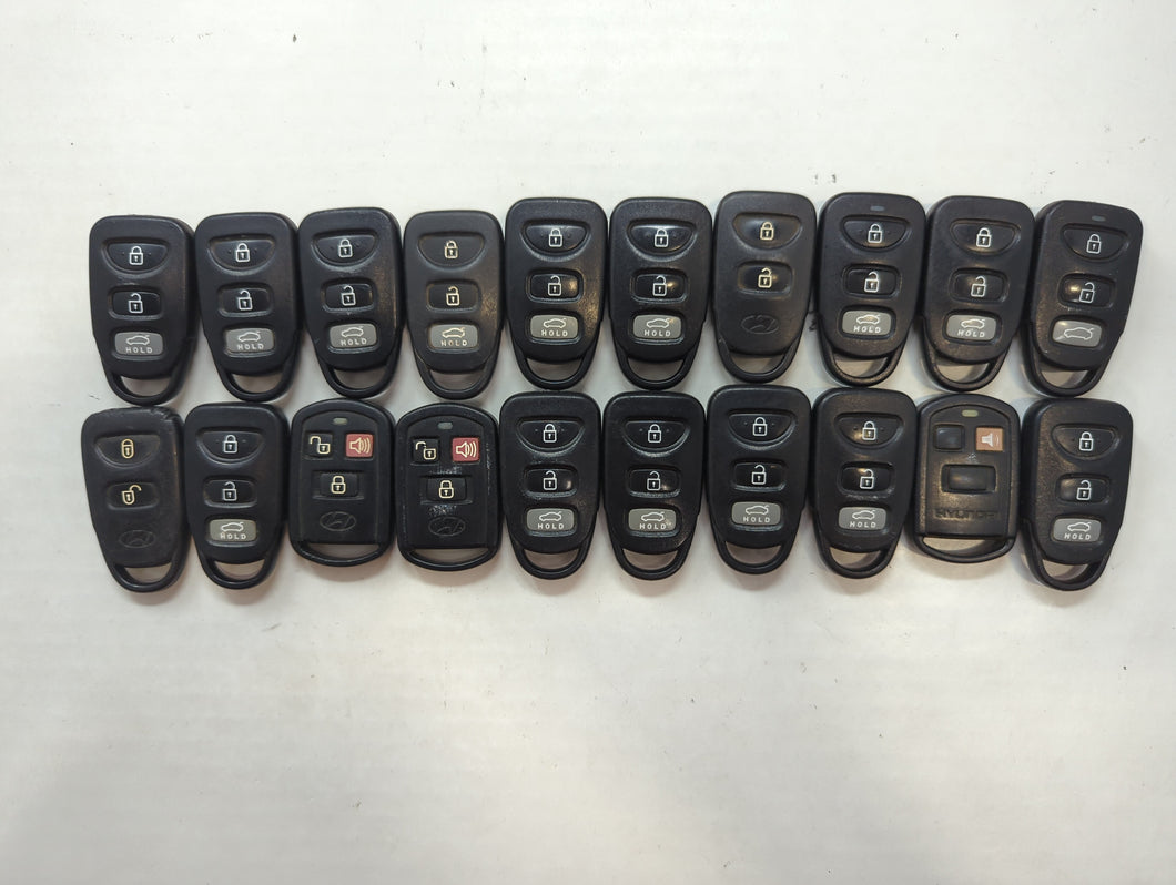 Lot of 20 Hyundai Keyless Entry Remote Fob