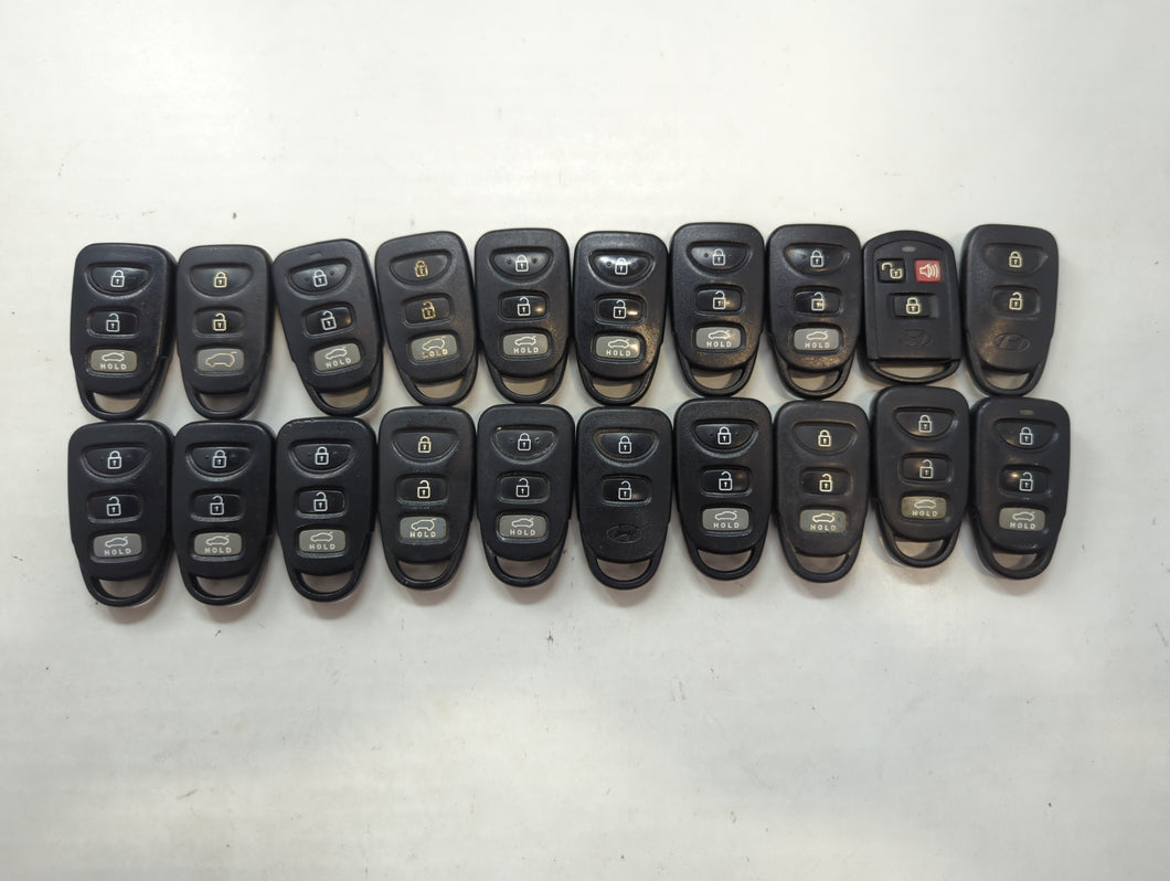 Lot of 20 Hyundai Keyless Entry Remote Fob UNKNOWN UNKNOWN