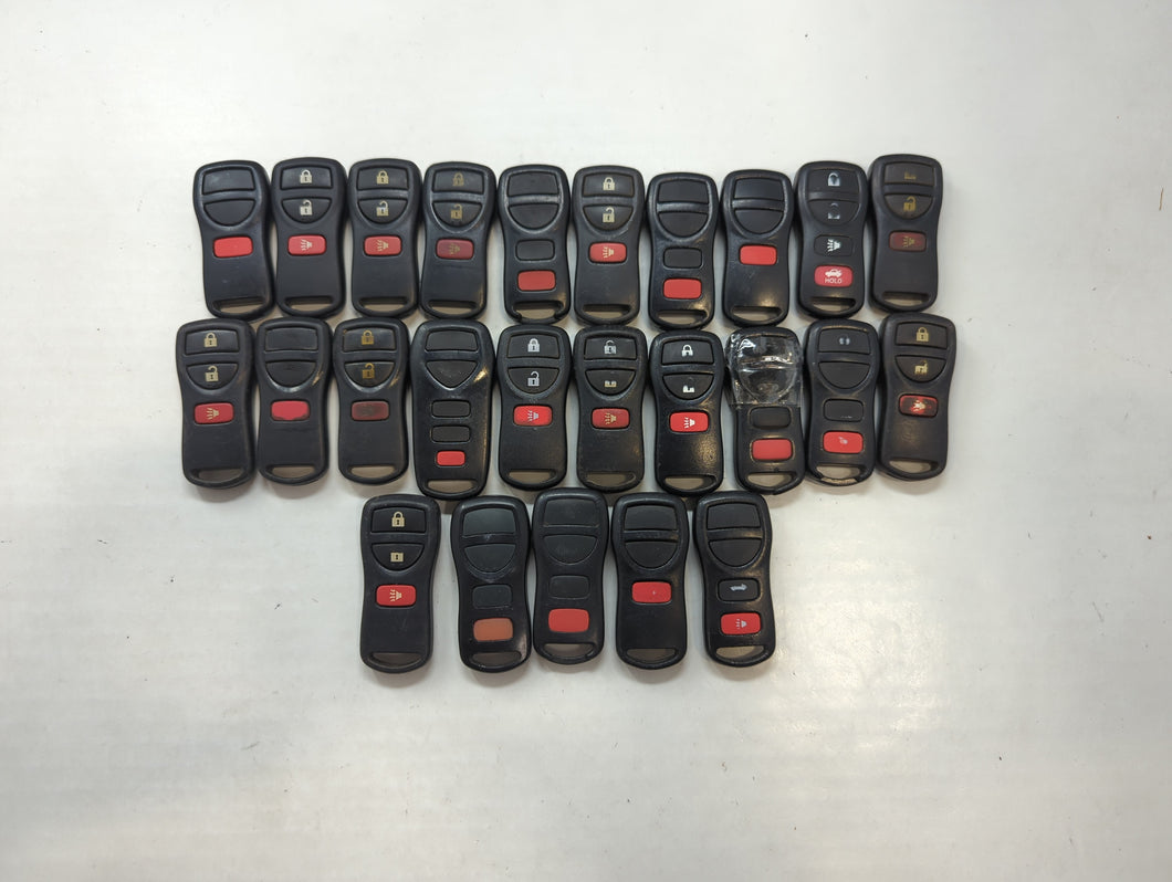 Lot of 25 Nissan Keyless Entry Remote Fob CWTWB1U821 | CWTWB1U733 |