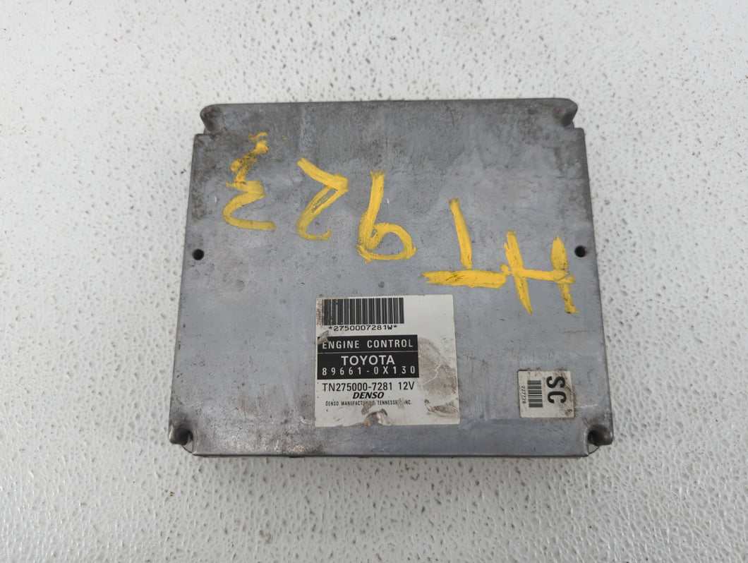 2004 Toyota Solara PCM Engine Control Computer ECU ECM PCU OEM P/N:89661-0X130 Fits OEM Used Auto Parts