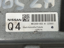 2013-2014 Nissan Altima PCM Engine Control Computer ECU ECM PCU OEM P/N:MEC300-002 A1 BEM400-300 A1 Fits Fits 2013 2014 OEM Used Auto Parts