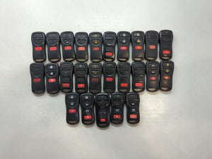 Lot of 25 Nissan Keyless Entry Remote Fob CWTWB1U821 | CWTWB1U733 |