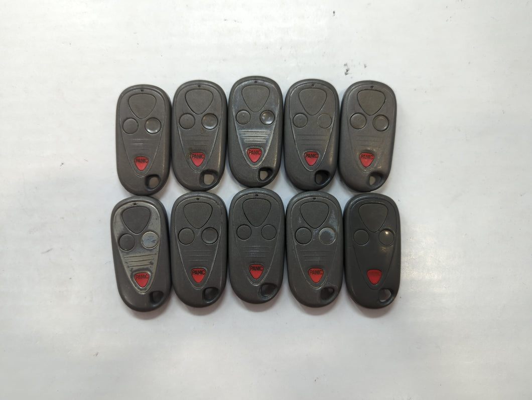 Lot of 10 Acura Keyless Entry Remote Fob OUCG8D-387H-A | E4EG8D-444H-A