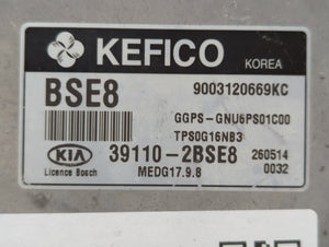 2016 Kia Soul PCM Engine Control Computer ECU ECM PCU OEM P/N:39110-2BSG3 39110-2BSE8 Fits OEM Used Auto Parts