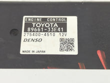 2010 Lexus Es350 PCM Engine Control Computer ECU ECM PCU OEM P/N:89661-33F40 89661-33F41 Fits OEM Used Auto Parts