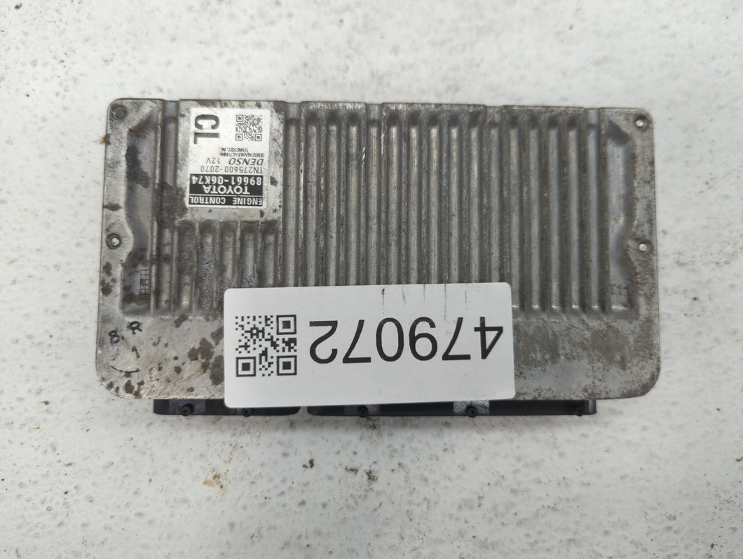 2012-2014 Toyota Camry PCM Engine Control Computer ECU ECM PCU OEM P/N:89661-06K74 89661-06K90 Fits Fits 2012 2013 2014 OEM Used Auto Parts