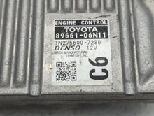 2016-2017 Toyota Camry PCM Engine Control Computer ECU ECM PCU OEM P/N:89661-06N11 Fits Fits 2016 2017 OEM Used Auto Parts