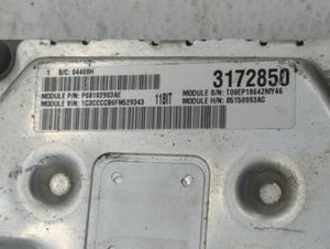 2015 Chrysler 200 PCM Engine Control Computer ECU ECM PCU OEM P/N:P05150993AC P68258531AA, P68102888AG, P68102888AC Fits OEM Used Auto Parts