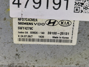 2006-2008 Hyundai Sonata PCM Engine Control Computer ECU ECM PCU OEM P/N:39100-25131 39100-25135 Fits Fits 2006 2007 2008 OEM Used Auto Parts