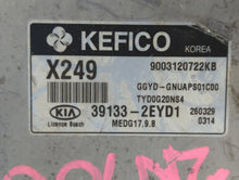 2016 Kia Forte PCM Engine Control Computer ECU ECM PCU OEM P/N:39133-2EYD1 39133-2EYB7 Fits OEM Used Auto Parts