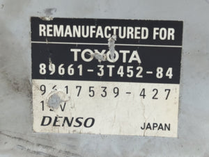 1999 Toyota Camry PCM Engine Control Computer ECU ECM PCU OEM P/N:89661-3T452 Fits OEM Used Auto Parts