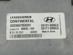 2015-2017 Hyundai Sonata PCM Engine Control Computer ECU ECM PCU OEM P/N:39111-2GGL0 39101-2GGL0 Fits Fits 2015 2016 2017 OEM Used Auto Parts