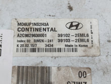 2014-2016 Hyundai Elantra PCM Engine Control Computer ECU ECM PCU OEM P/N:39103-2EML4 39102-2EML4 Fits Fits 2014 2015 2016 OEM Used Auto Parts