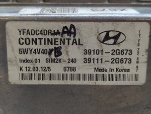 2011-2014 Hyundai Sonata PCM Engine Control Computer ECU ECM PCU OEM P/N:39111-2G673 39111-2G663 Fits Fits 2011 2012 2013 2014 OEM Used Auto Parts