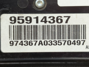 2012-2016 Chevrolet Cruze Climate Control Module Temperature AC/Heater Replacement P/N:95914367 Fits Fits 2012 2013 2014 2015 2016 OEM Used Auto Parts