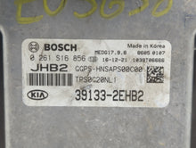 2017-2018 Kia Soul PCM Engine Control Computer ECU ECM PCU OEM P/N:39133-2EHB7 39133-2EHB6, 39132-2EHB2 Fits Fits 2017 2018 OEM Used Auto Parts