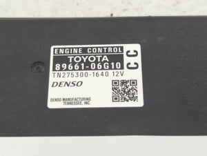 2008-2009 Toyota Camry PCM Engine Control Computer ECU ECM PCU OEM P/N:89661-06G41 89661-06G40, 89661-06G10 Fits Fits 2008 2009 OEM Used Auto Parts