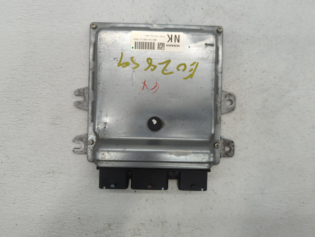 2011 Nissan Murano PCM Engine Control Computer ECU ECM PCU OEM P/N:MEC118-080 C1 MEC118-040, MEC118-080 C2, MEC118-090 C1 Fits OEM Used Auto Parts