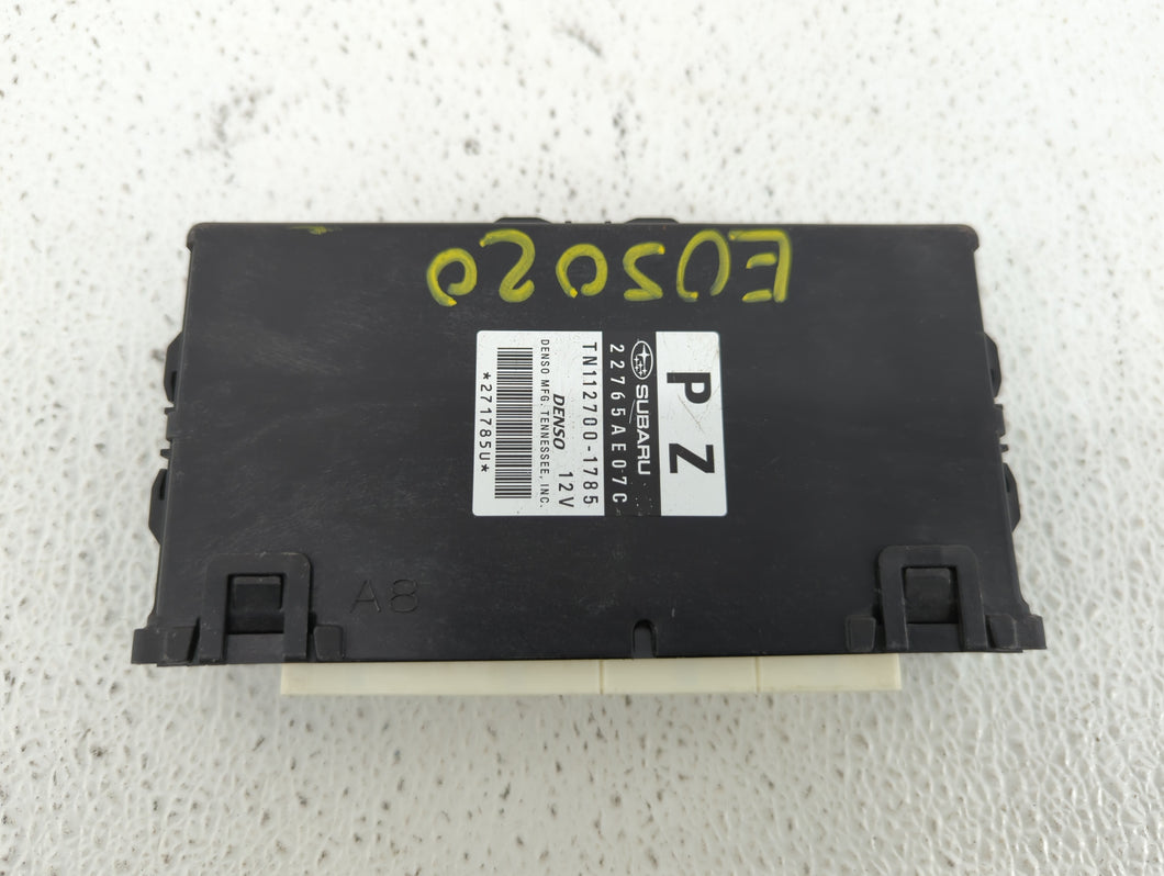 2013-2014 Subaru Legacy PCM Engine Control Computer ECU ECM PCU OEM P/N:22765AE07C 22765AE06D, 22765AE07D Fits Fits 2013 2014 OEM Used Auto Parts