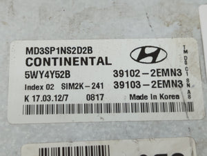 2011-2013 Hyundai Elantra PCM Engine Control Computer ECU ECM PCU OEM P/N:39103-2EMN3 39102-2EMN3 Fits Fits 2011 2012 2013 OEM Used Auto Parts