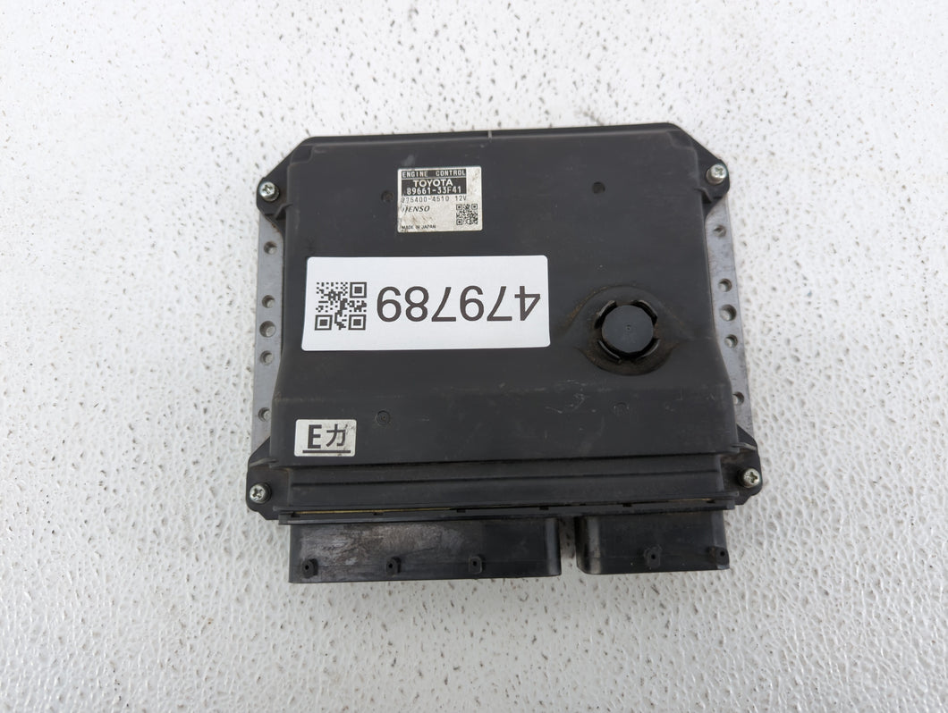 2010 Lexus Es350 PCM Engine Control Computer ECU ECM PCU OEM P/N:89661-33F40 89661-33F41 Fits OEM Used Auto Parts