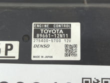 2011-2012 Scion Xb PCM Engine Control Computer ECU ECM PCU OEM P/N:89661-12N11 89661-12T90, 89661-12N10 Fits Fits 2011 2012 OEM Used Auto Parts