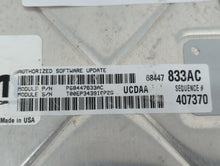 2020 Dodge Ram 1500 PCM Engine Control Computer ECU ECM PCU OEM P/N:P68243303AA P68434915AA Fits Fits 2016 2017 2018 2019 OEM Used Auto Parts