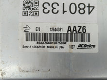 2011 Chevrolet Cruze PCM Engine Control Computer ECU ECM PCU OEM P/N:12642100 12645606, 12644081 Fits OEM Used Auto Parts