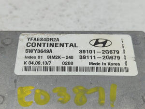 2011-2014 Hyundai Sonata PCM Engine Control Computer ECU ECM PCU OEM P/N:39111-2G679 39101-2G679 Fits Fits 2011 2012 2013 2014 OEM Used Auto Parts