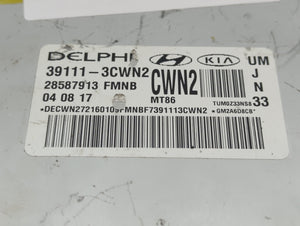 2016-2018 Kia Sorento PCM Engine Control Computer ECU ECM PCU OEM P/N:39111-3CWN0 39101-3CWN1 Fits Fits 2016 2017 2018 OEM Used Auto Parts