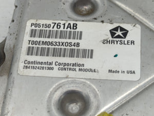 2013 Chrysler 200 PCM Engine Control Computer ECU ECM PCU OEM P/N:P05150761AB 39199-2G051, P05150763AB, P68164361AB Fits OEM Used Auto Parts