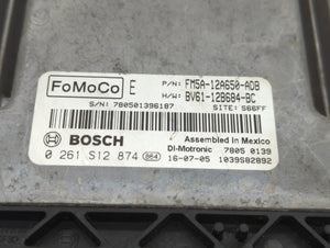 2013-2018 Ford Focus PCM Engine Control Computer ECU ECM PCU OEM P/N:FM5A-12A650-ADB EV61-12B684-BC Fits OEM Used Auto Parts