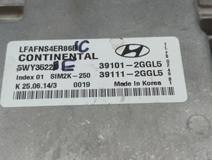 2015-2017 Hyundai Sonata PCM Engine Control Computer ECU ECM PCU OEM P/N:39101-2GGL5 39111-2GGL3 Fits Fits 2015 2016 2017 OEM Used Auto Parts