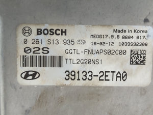 2016-2018 Hyundai Tucson PCM Engine Control Computer ECU ECM PCU OEM P/N:39133-2ETA6 39133-2ETA8 Fits Fits 2016 2017 2018 OEM Used Auto Parts