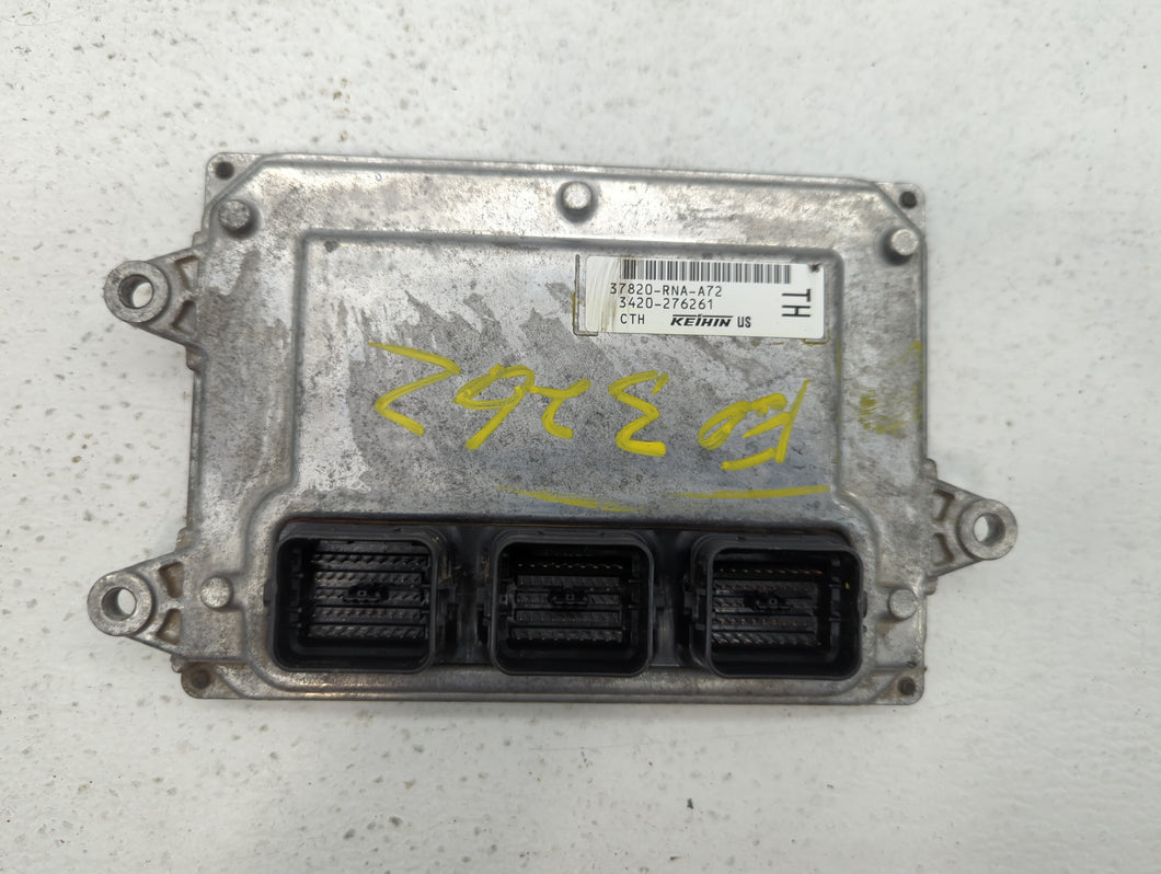 2009-2011 Honda Civic PCM Engine Control Computer ECU ECM PCU OEM P/N:37820-RNA-A72 4239-130887 Fits Fits 2009 2010 2011 OEM Used Auto Parts