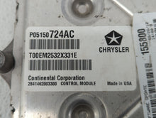 2013 Chrysler 200 PCM Engine Control Computer ECU ECM PCU OEM P/N:P05150724AC P68164370AE, P051507603AB, P68164370AD Fits OEM Used Auto Parts