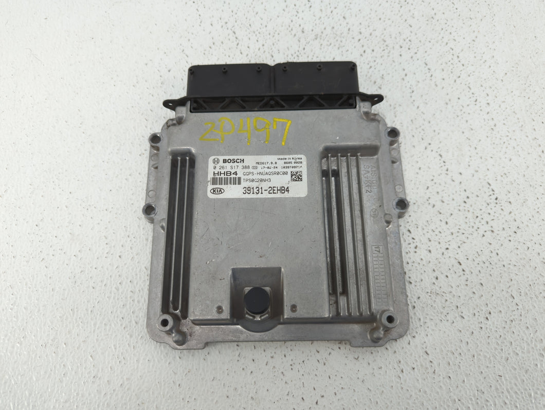 2017-2018 Kia Soul PCM Engine Control Computer ECU ECM PCU OEM P/N:39132-2EHB4 Fits Fits 2017 2018 OEM Used Auto Parts