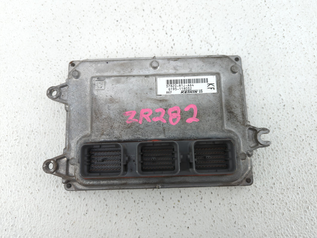 2014-2015 Honda Civic PCM Engine Control Computer ECU ECM PCU OEM P/N:37820-R1J-A65 37820-R1J-A64 Fits Fits 2014 2015 OEM Used Auto Parts