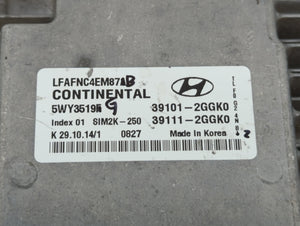 2015-2017 Hyundai Sonata PCM Engine Control Computer ECU ECM PCU OEM P/N:39101-2GGK0 Fits Fits 2015 2016 2017 OEM Used Auto Parts