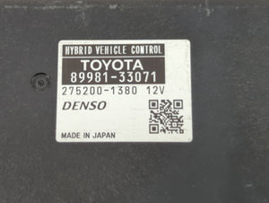 2010-2011 Toyota Camry PCM Engine Control Computer ECU ECM PCU OEM P/N:89981-33071 Fits Fits 2010 2011 OEM Used Auto Parts