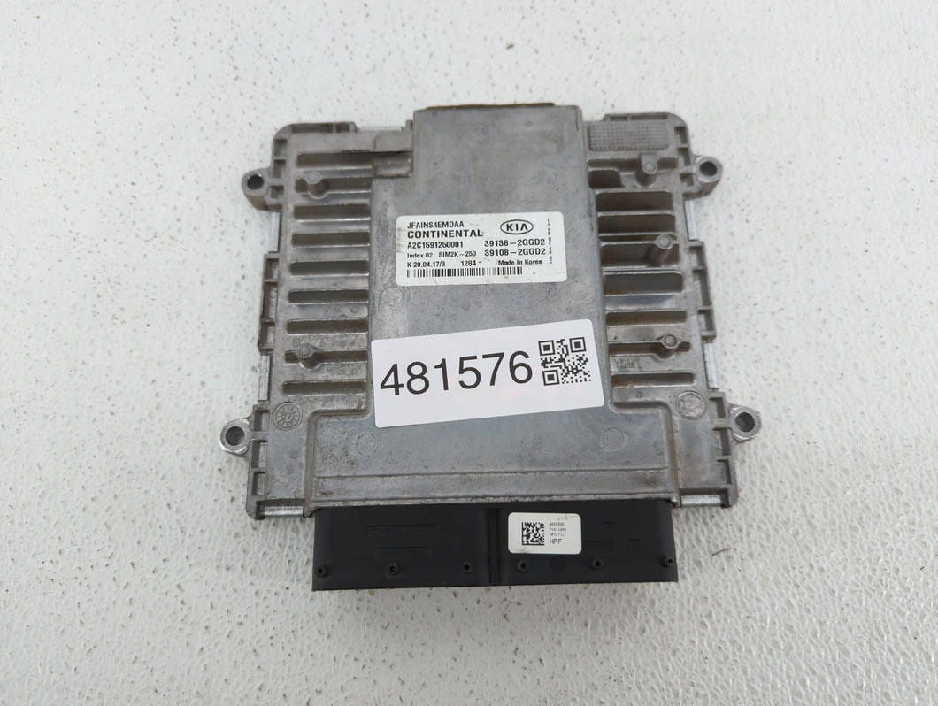 2016-2018 Kia Optima PCM Engine Control Computer ECU ECM PCU OEM P/N:39108-2GGD2 39138-2GDD2, 39138-2GGD0 Fits Fits 2016 2017 2018 OEM Used Auto Parts