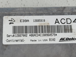 2017-2020 Chevrolet Impala PCM Engine Control Computer ECU ECM PCU OEM P/N:12667002 12685918 Fits Fits 2017 2018 2019 2020 OEM Used Auto Parts