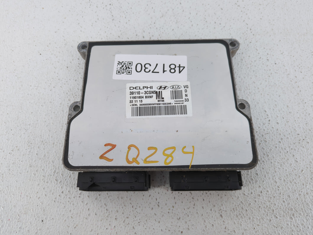 2014-2016 Kia Cadenza PCM Engine Control Computer ECU ECM PCU OEM P/N:39110-3CGN5 39110-3CGN9 Fits Fits 2014 2015 2016 OEM Used Auto Parts