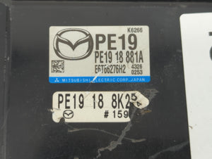 2014-2016 Mazda 3 PCM Engine Control Computer ECU ECM PCU OEM P/N:PEDH 18 881 PEAB 18 881A Fits Fits 2014 2015 2016 OEM Used Auto Parts