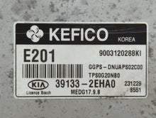 2014 Kia Soul PCM Engine Control Computer ECU ECM PCU OEM P/N:39133-2EHA0 39131-2EHA0 Fits OEM Used Auto Parts