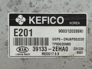 2014 Kia Soul PCM Engine Control Computer ECU ECM PCU OEM P/N:39133-2EHA0 39131-2EHA0 Fits OEM Used Auto Parts